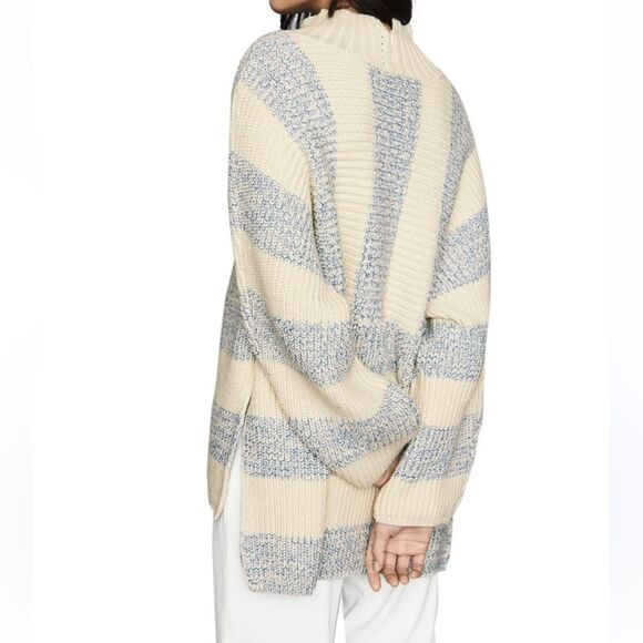 Reiss Women’s Astrid Striped Oversized Jumper Wool blend Knitted Sweater Small - Picture 12 of 13